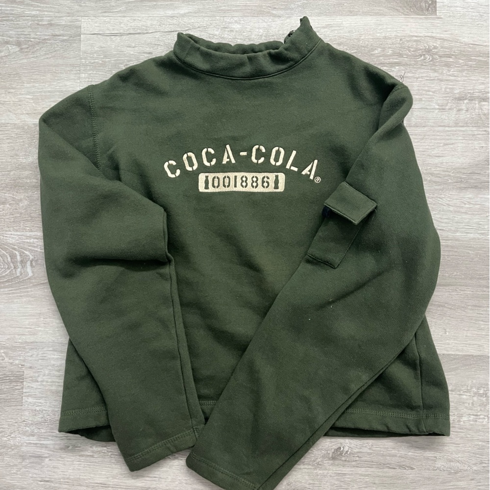Vintage Green Coca-Cola sweatshirt